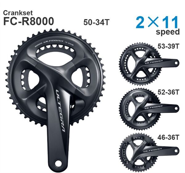 Bộ truyền động Shimano Ultegra R8020 2x11 Tốc Độ (Phanh Dầu)